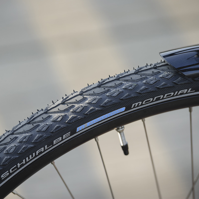 Vélo de randonnée Genesis Tour de Fer 10 pneu Schwalbe Marathon Mondial
