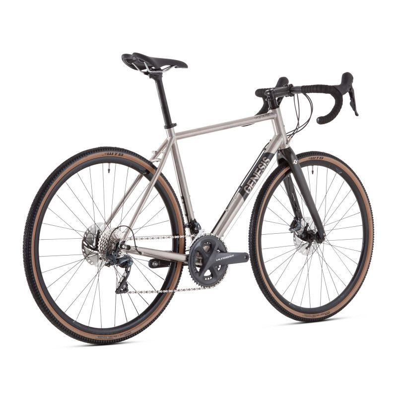 Vélo Gravel Genesis Croix de Fer Titane vue 3/4