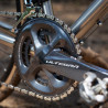 Vélo Gravel Genesis Croix de Fer Titane pédalier Shimano Ultegra
