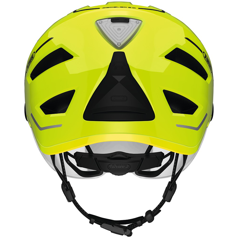 Abus Pedelec 2.0 Ace Casque gris avec feu arrière pour cycliste urbain