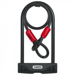 Antivol U Abus Facilo 32 + Antivol câble Cobra