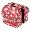 Paire de sacoches vélo ville Basil Magnolia Double 2 x 17,5 L Rouge