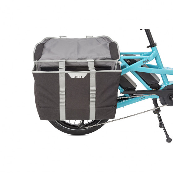 Cargo Qui Tombe Sur La Paire Paire de sacoches Tern Cargo Hold 2 x 34L sur Cyclable.com