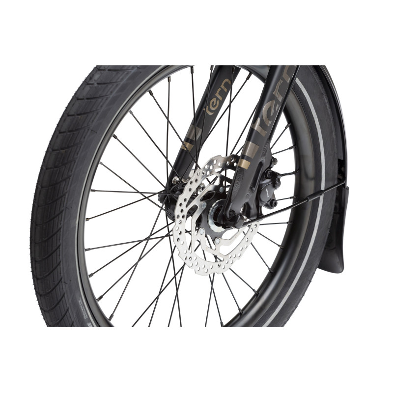 Vélo électrique pliant Tern Vektron Q9 roue avant