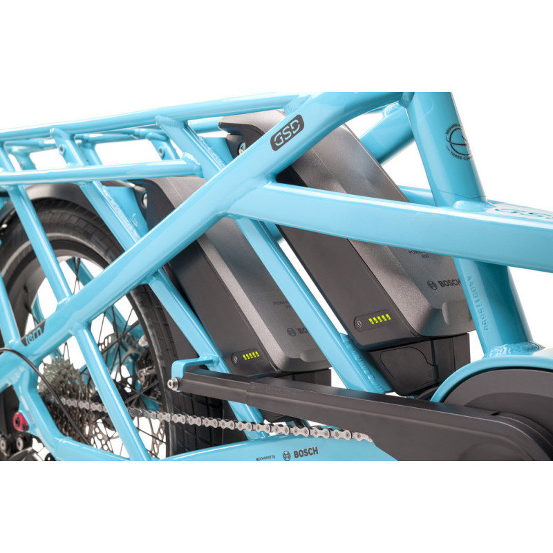 Vélo cargo électrique Tern GSD S10 bleu