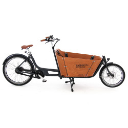 Vélo cargo électrique Babboe City Mountain bois