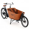 Vélo cargo électrique Babboe City Mountain bois avant