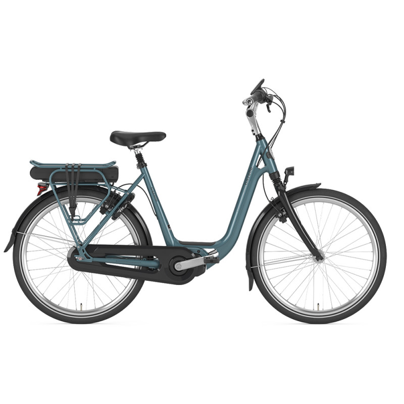 Le vélo de ville électrique Gazelle Ami C8 HMS dispo chez Cyclable