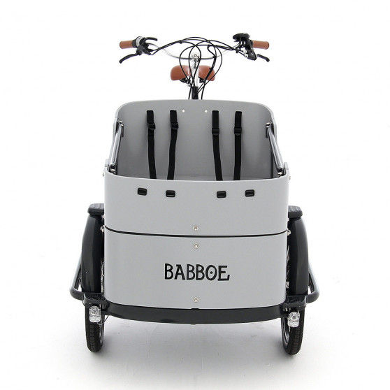 Découvrez le vélo cargo électrique Babboe Curve Mountain sur Cyclable