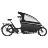 Vélo cargo électrique Urban Arrow Family noir tente de pluie