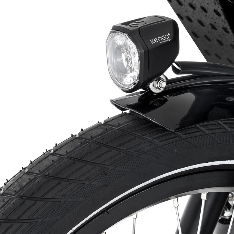 Vélo cargo électrique Urban Arrow Family éclairage avant