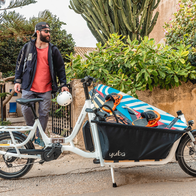 Vélo cargo électrique Yuba Supermarché