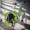 Vélo cargo Yuba Boda Boda vert pare-jupe