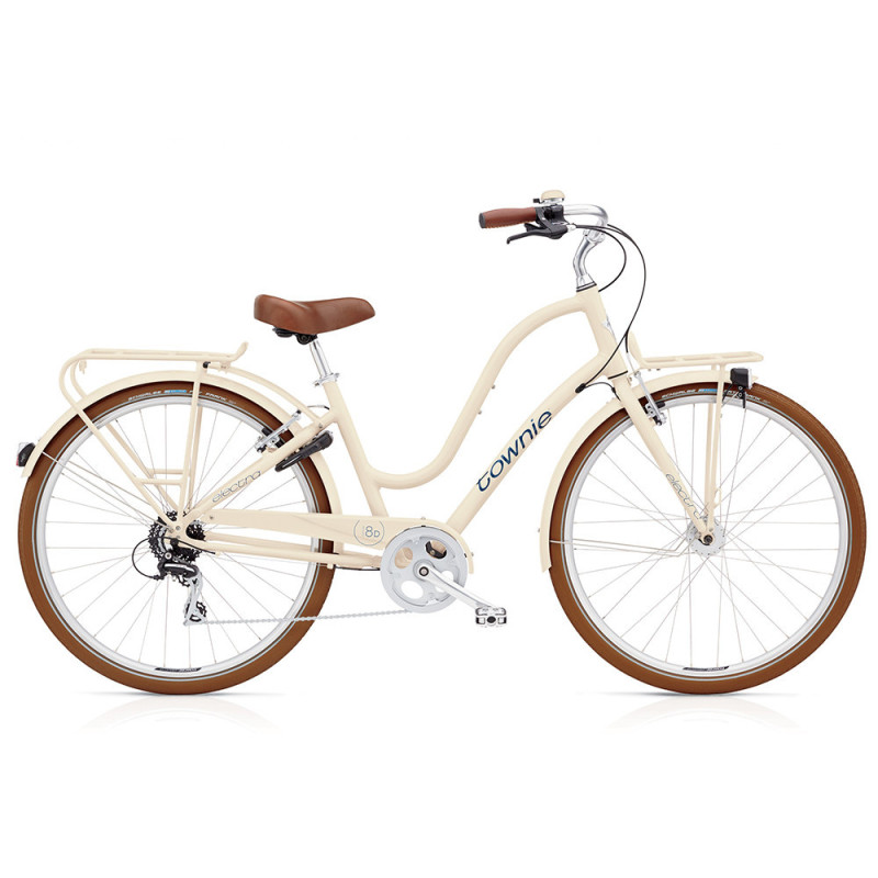 Vélo de ville Electra Townie Commute femme beige