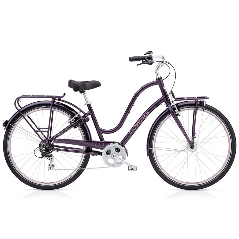 Vélo de ville Electra Townie Commute femme violet