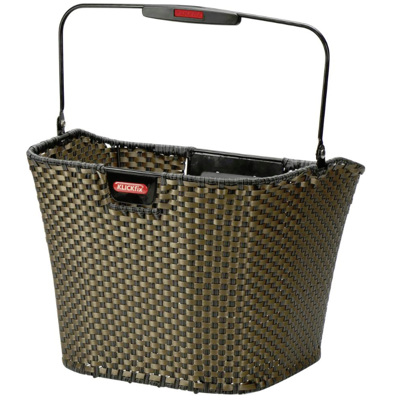 Panier vélo avant KlickFix Structura marron