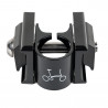 Fixation pour selle Pentaclip Brompton noir