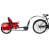 Remorque vélo à pédales Weehoo iGo Venture Sacoches 31L