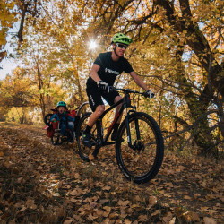 Remorque vélo à pédales Weehoo iGo Venture Sacoches 31L