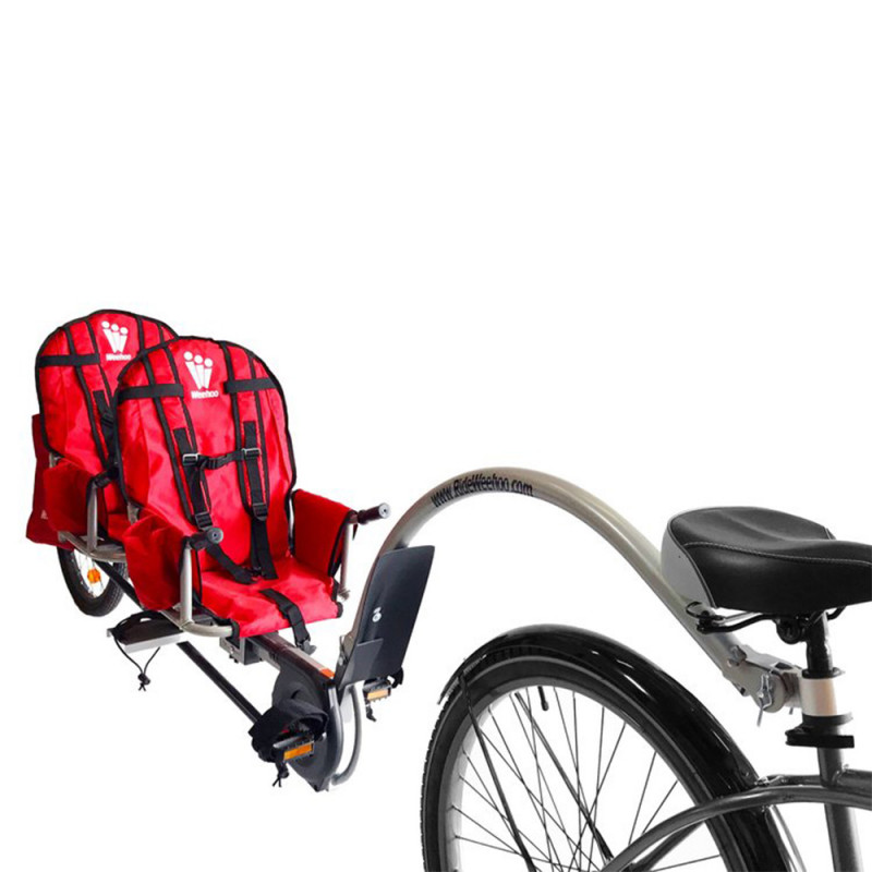 Remorque vélo et poussette de ville pour un ou deux enfants