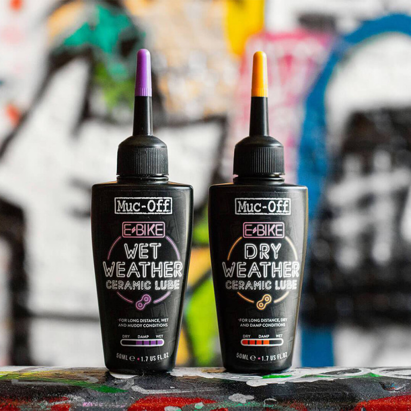 Lubrifiant conditions sèches pour chaîne VAE Muc-Off eBike Dry Chain Lube