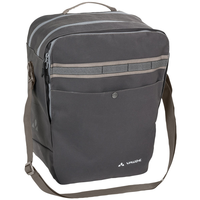 Sacoche arrière vélo ville Vaude Classic Back 23L phantom black