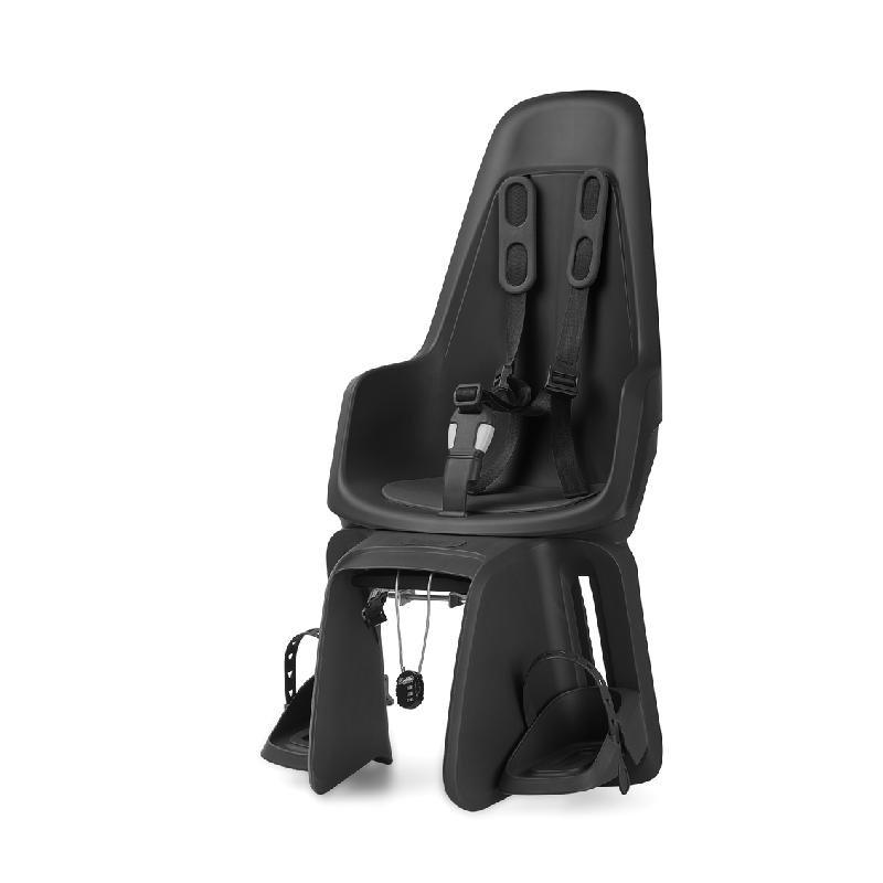 Porte-bébé arrière sur porte-bagages Bobike ONE Maxi E-BD noir