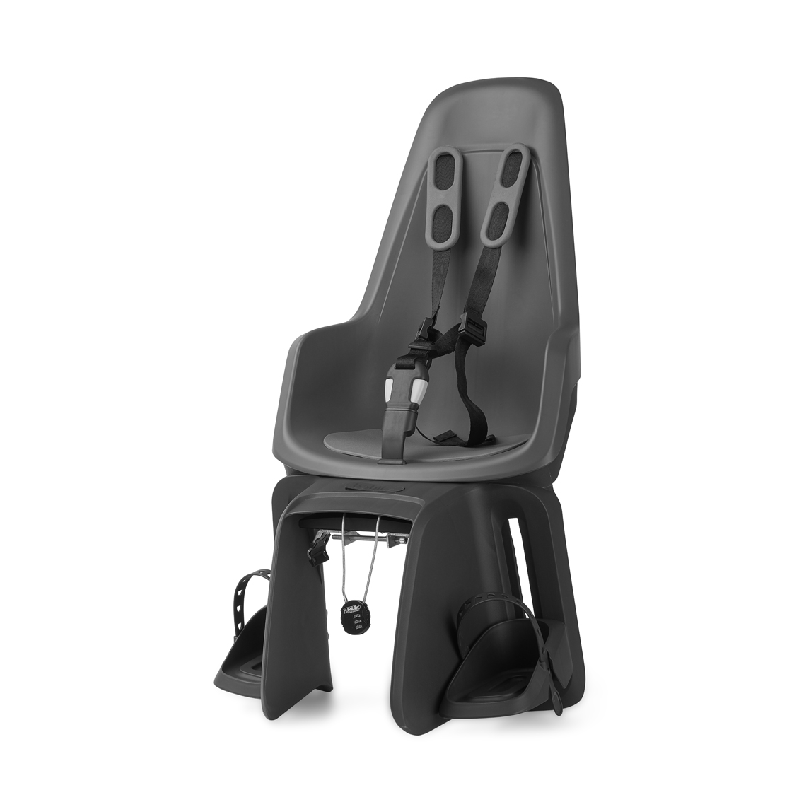Porte-bébé arrière sur porte-bagages Bobike ONE Maxi E-BD gris