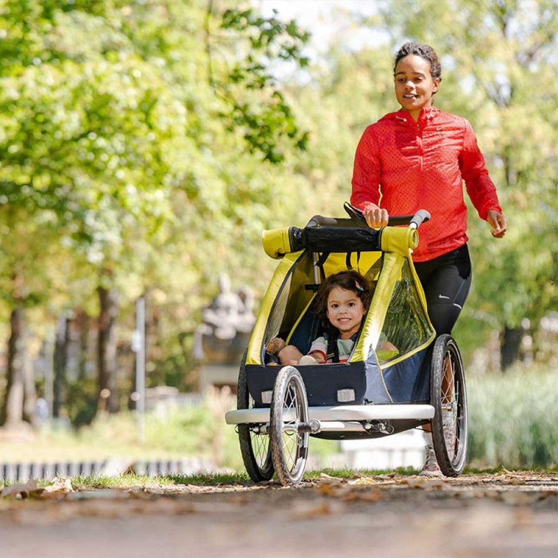 Remorque vélo enfant Croozer Kid for 1 joggeuse