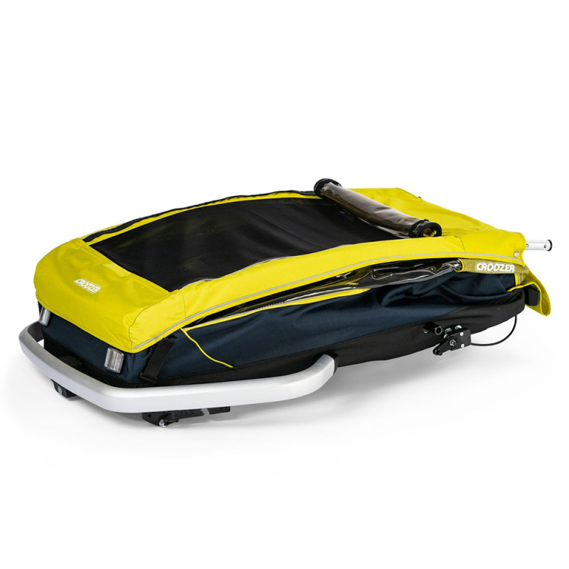 Remorque vélo enfant Croozer Kid for 1/2 pliée