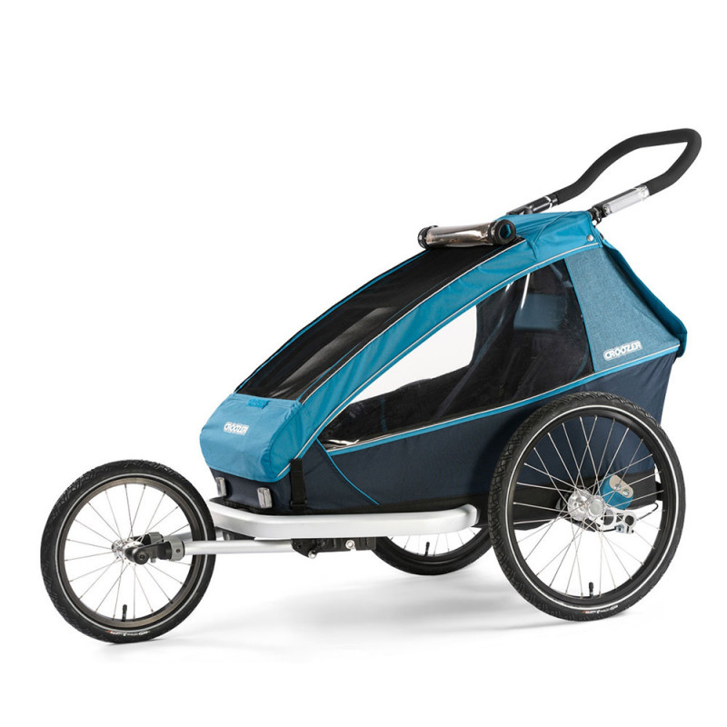Remorque vélo enfant Croozer Kid Plus for 1 poussette joggeur