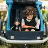 Remorque vélo enfant Croozer Kid Plus for 2 habitacle 2 places