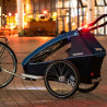Remorque vélo enfant Croozer Kid Plus for 1 éclairage Click & Flash