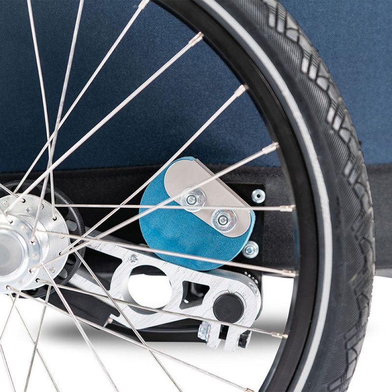 Remorque vélo enfant Croozer Kid Plus for 1 amortisseur AirPad