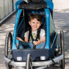 Remorque vélo enfant Croozer Kid Plus for 1 harnais 5 points