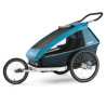 Remorque vélo enfant Croozer Kid Plus for 2 poussette joggeur