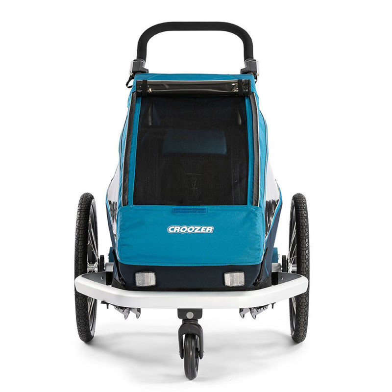 Remorque vélo enfant Croozer Kid Plus for 1 poussette avant