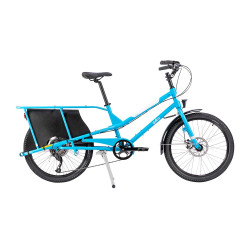 Vélo cargo Yuba Kombi bleu