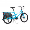 Vélo cargo Yuba Kombi bleu arrière