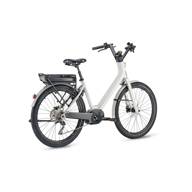Vélo de ville électrique Moustache Lundi 26.3 2020 gris clair arrière