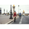 Vélo de ville électrique Moustache Lundi 26.3 2020 piste cyclable