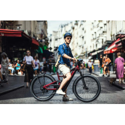 Vélo de ville électrique Moustache Friday 27 FS 7 2020 pavés