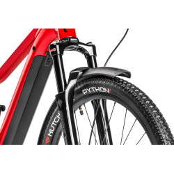 VTC électrique Moustache Samedi 27 Xroad FS 5 2020 fourche