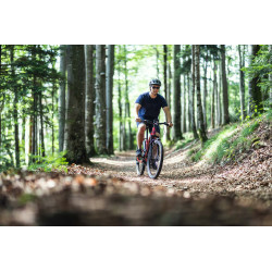 VTC électrique Moustache Samedi 27 Xroad FS 5 2020 forêt