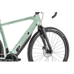 Vélo Gravel électrique Moustache Dimanche 29.3 2020 fourche carbone