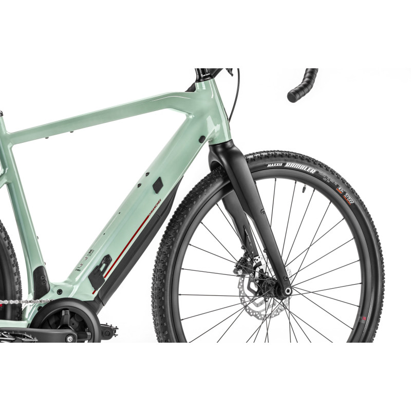 Vélo Gravel électrique Moustache Dimanche 29.3 2020 fourche carbone