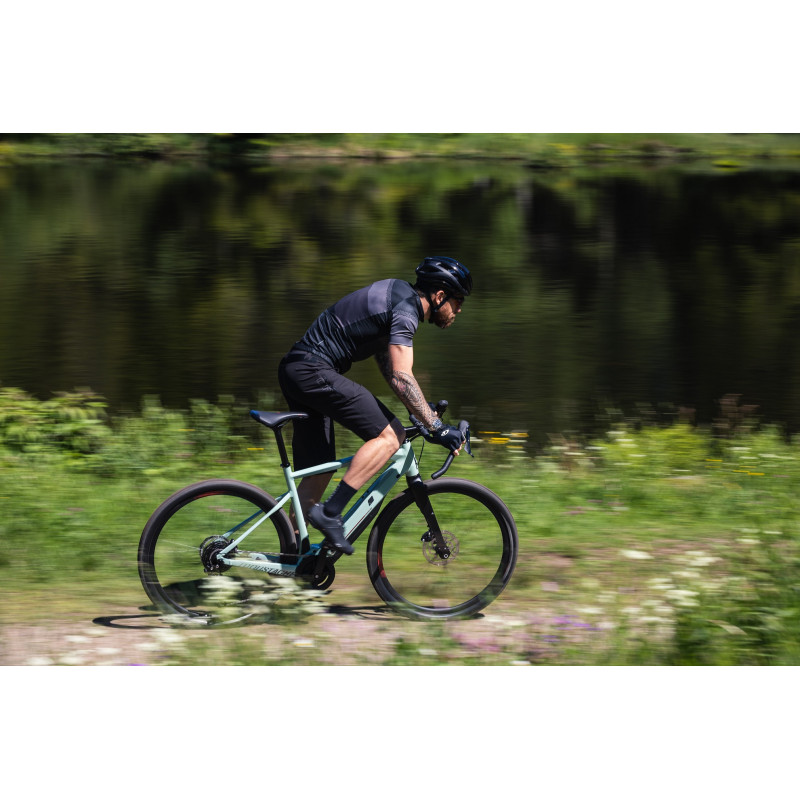 Vélo Gravel électrique Moustache Dimanche 29.3 2020 vue latérale