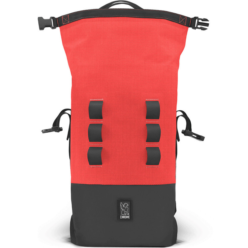 Sac à dos Chrome Urban Ex Rolltop rouge ouverture