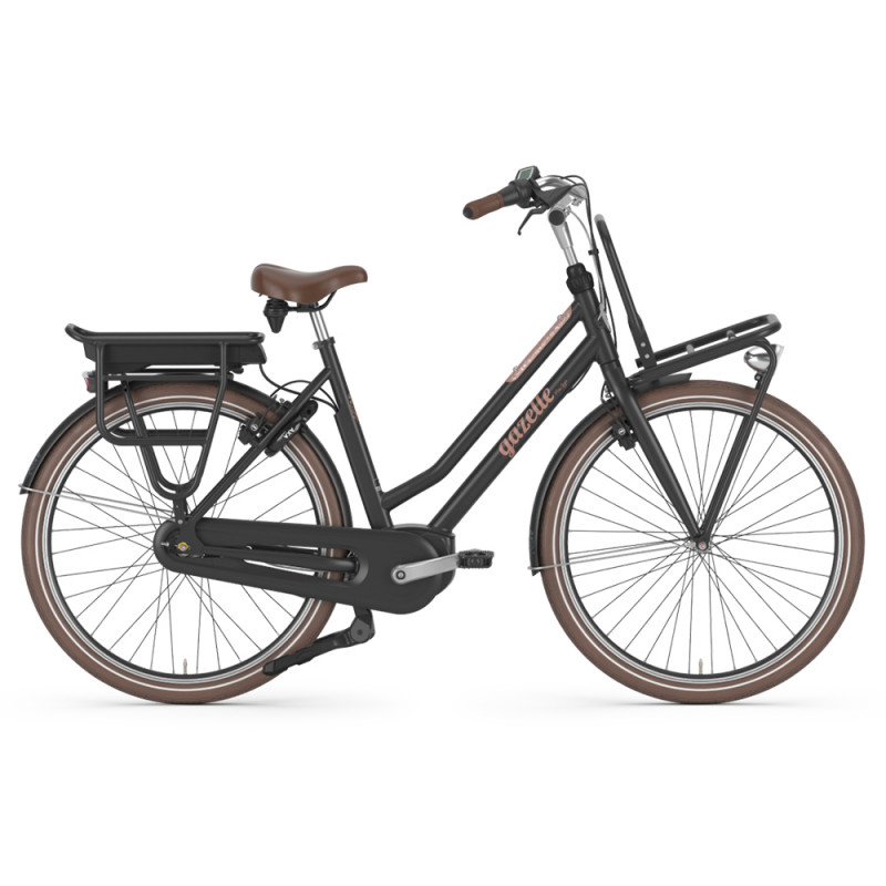 Le vélo de ville électrique Gazelle Miss Grace C7 HMB chez Cyclable