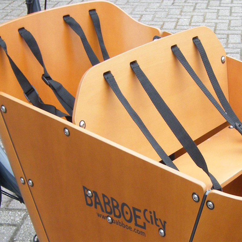 Banc supplémentaire pour vélo cargo Babboe City